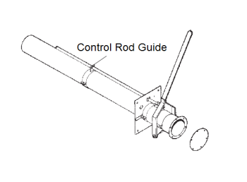 Hutchinson - 6" Hutchinson Control Rod Guide for Bin Flange