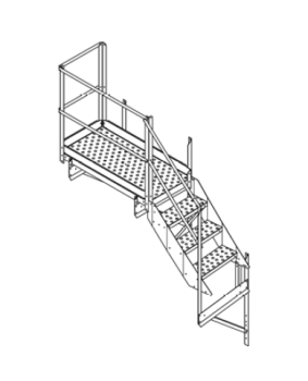 Greene - 39" Greene Stair Platform and Top Section