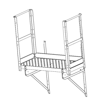 Greene - 39" Greene Twin Platform with 2 End Kickboards