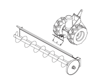 Hutchinson Commercial Klean Sweep Accessories - Hutchinson 1012 Series Accessories - Hutchinson - Hutchinson Tractor with 3Ph 208-230/460V Explosion Proof Motor for 1012 Series
