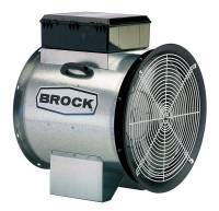 18" Brock Axial Fan with Control - 2 HP 1 PH 230V