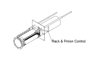 10" Hutchinson Rack & Pinion Control for Power Sweep