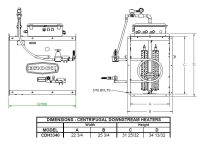 Brock - Brock Downstream Centrifugal Heater Natural Gas & Propane Vapor - Hi-Lo for Fan Model LC33-40 - Image 2